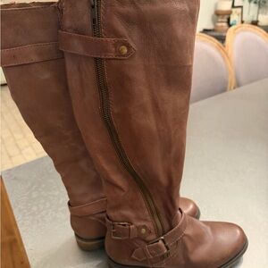 Steve Madden Tan Over the Knee Boots